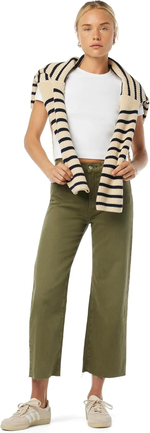 Joe's Women's The Blake High Rise Crop Wide Leg Jean