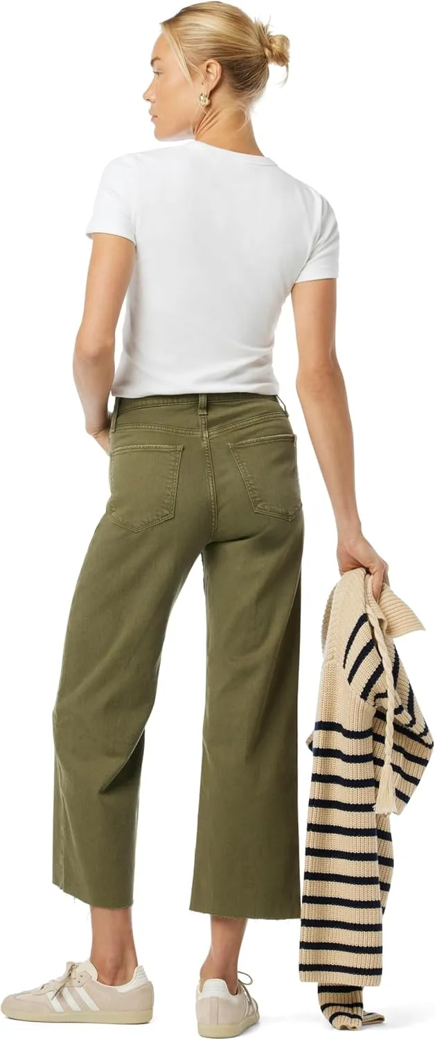 Joe's Women's The Blake High Rise Crop Wide Leg Jean