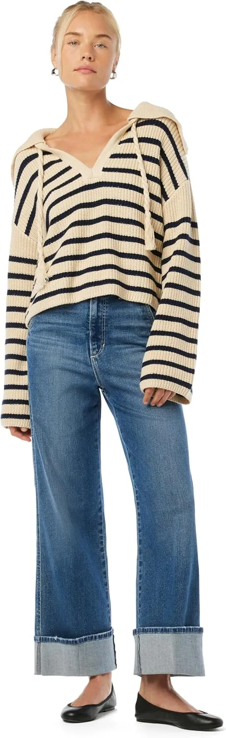 Joe's Women's The Trixie High Rise Wide Leg Denim Trouser
