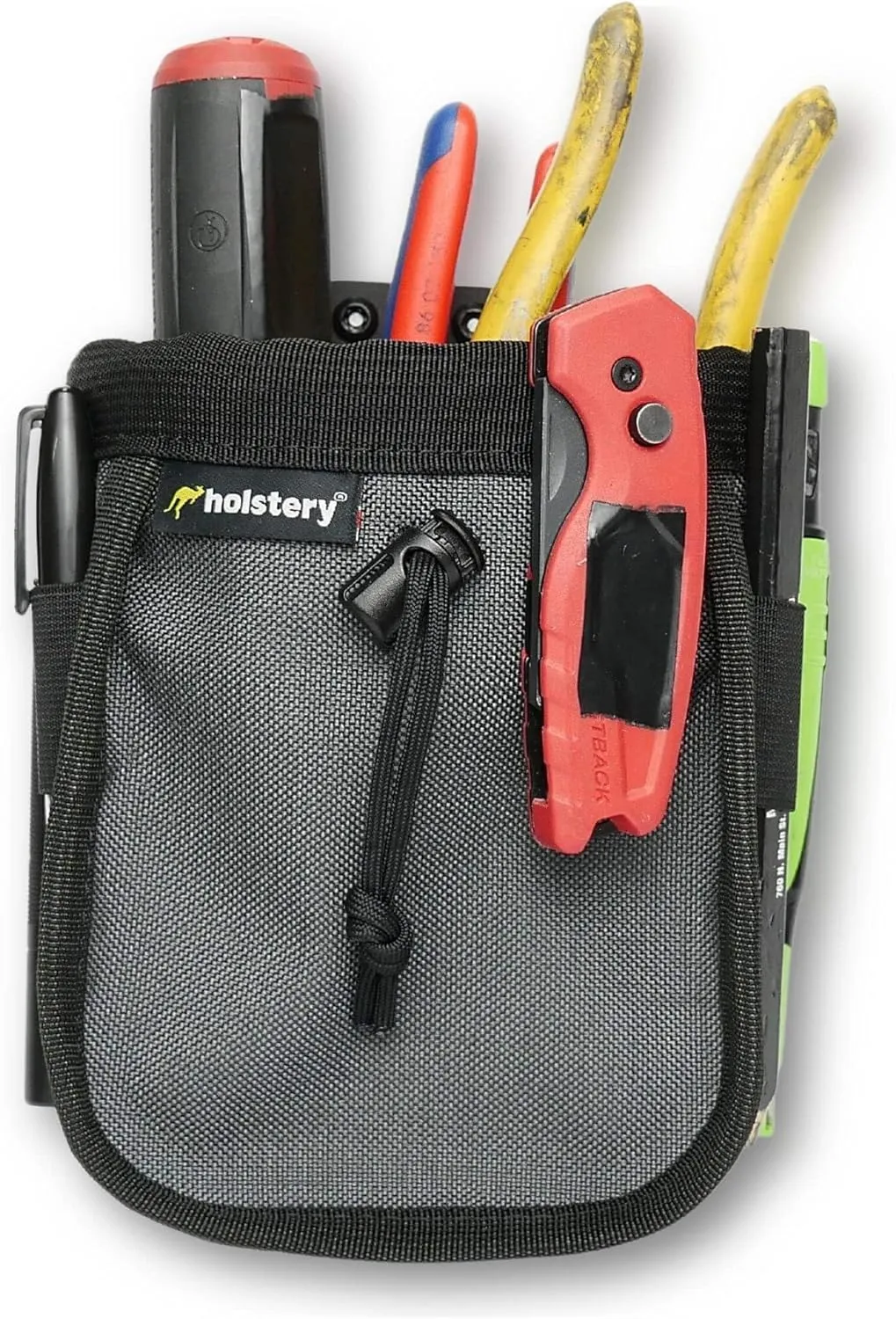 Joey Pouch | Clip-On Tool Belt Bag for Tools, Screws, and Nails - Great for an Electrician, HVAC Tech, Plumber, Carpenter, Contractor, Handy Man, and Any Tradesperson Who Wears a Small Utility Pouch