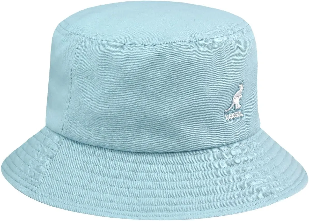 Kangol Washed Bucket Hat - Marine Teal/XL