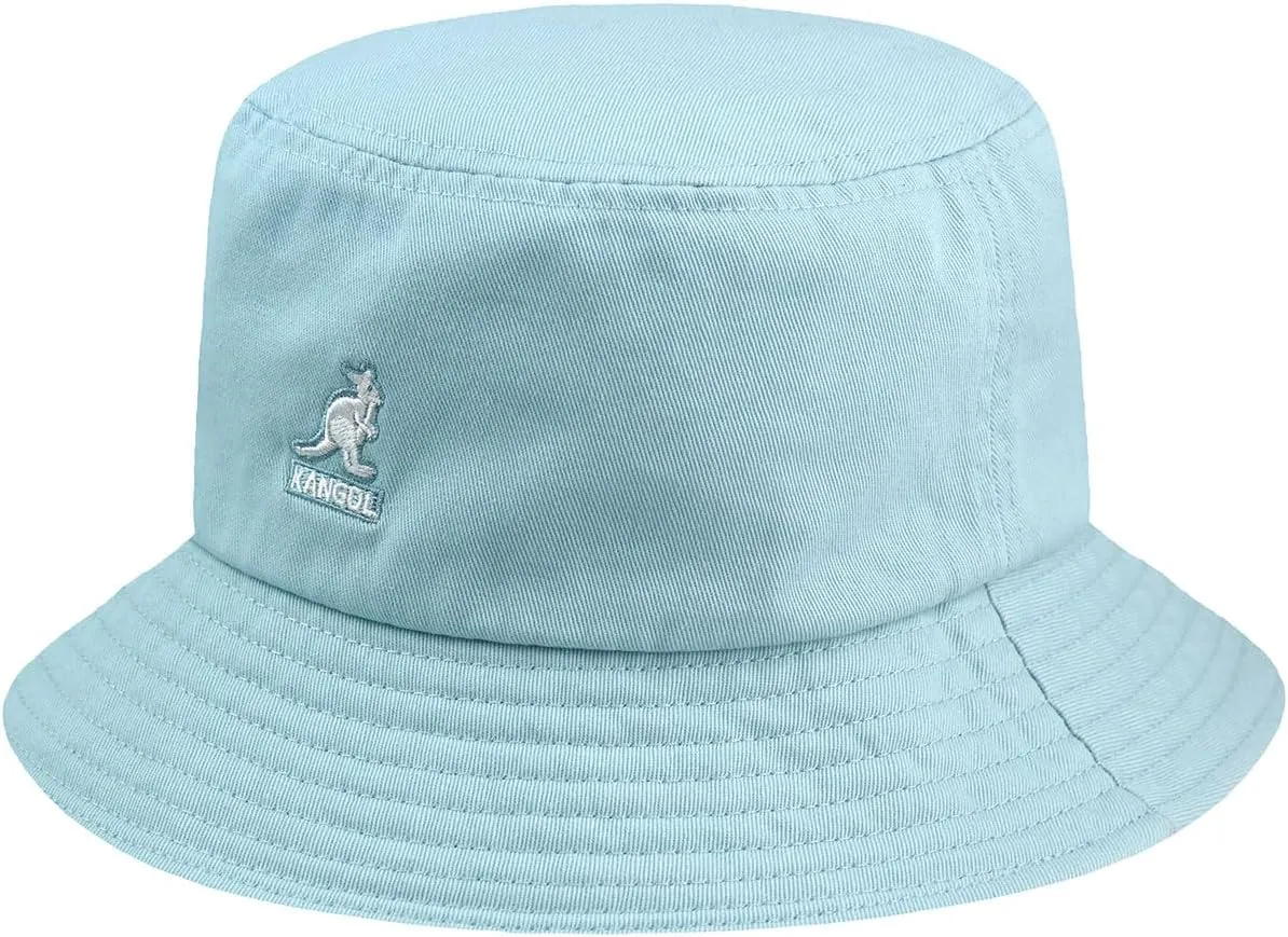 Kangol Washed Bucket Hat - Marine Teal/XL
