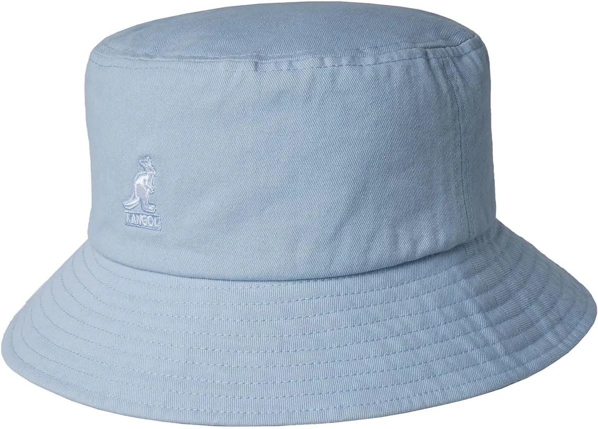 Kangol Washed Bucket Hat - Marine Teal/XL