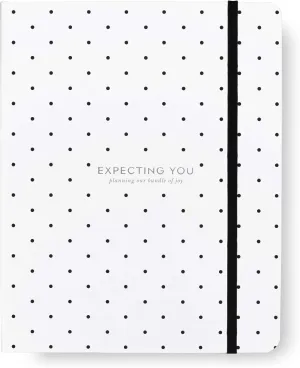 Kate Spade New York Baby Planner, Includes 9 Months with Weekly Views for Appointments, Expecting You (Black dot)