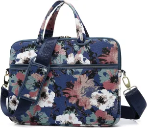 kayond Watercolor Orchid Patten water resistant Laptop Shoulder Messenger Bag Case Sleeve for 12 Inch 13 Inch Laptop,Laptop Briefcase