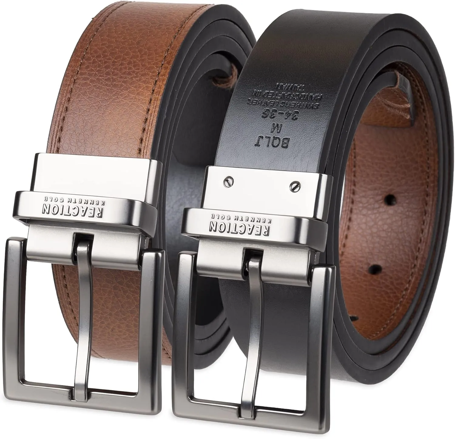 Kenneth Cole Men's Two-in-One Reversible Belt