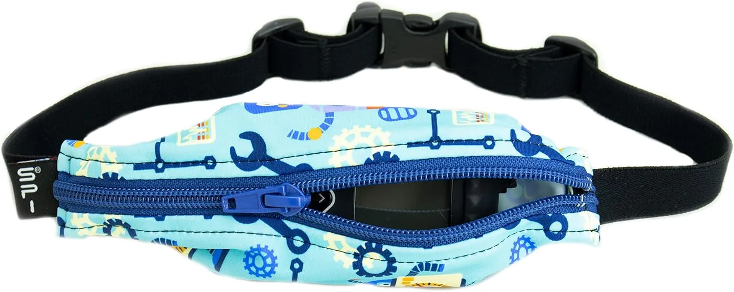 Kid SPIbelt Robot/Blue Zipper - Pass Through Hole