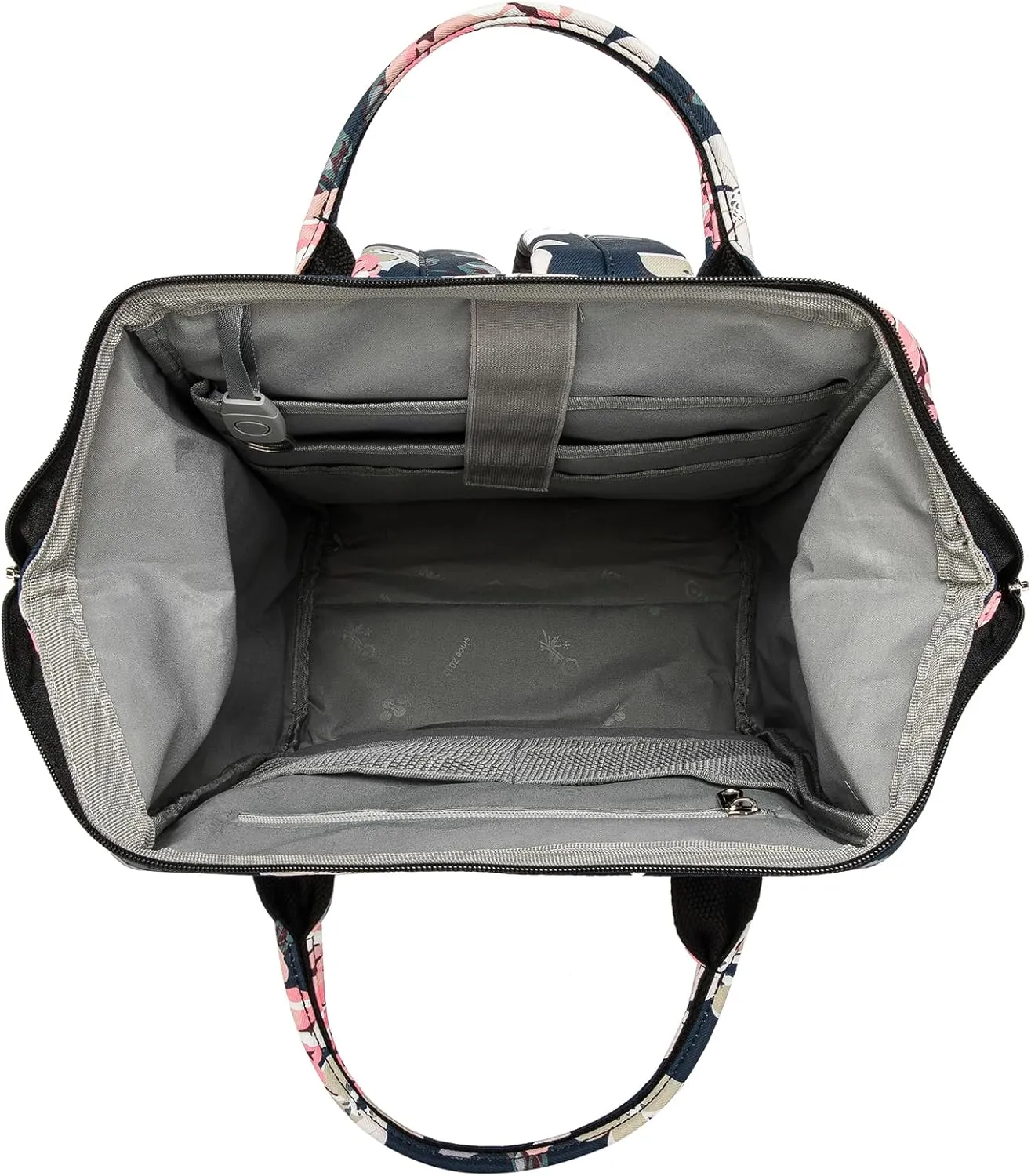 Kinmac Laptop Backpack for Women and Men, Large Capacity Travel Backpack for 15.6 inch Laptop Computer (Blue Rose)