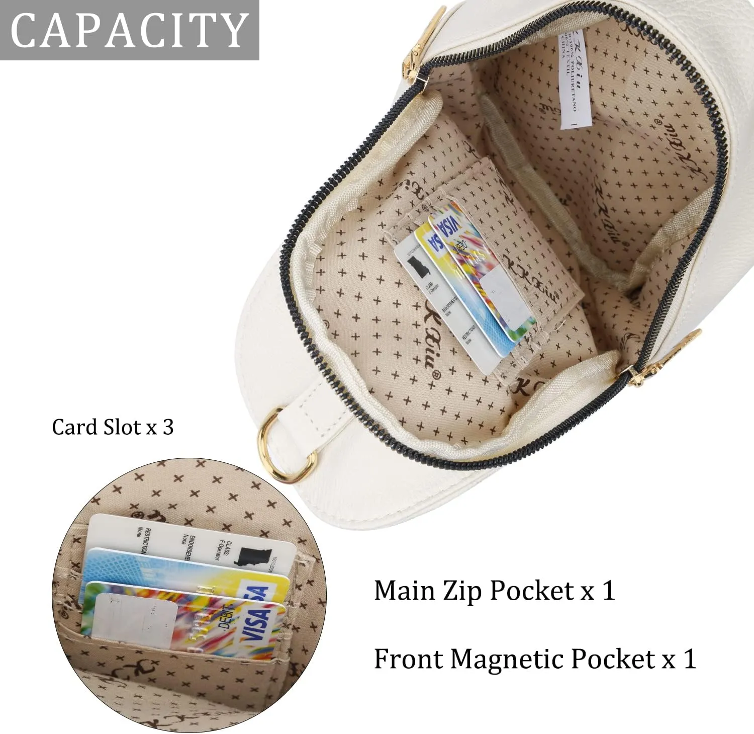 KKXIU Fashion Small Sling Bag for Women Leather Fanny Packs Chest Crossbody Cell Phone Bag Shoulder Travel Purse Gifts for Teenager (A-Brown)