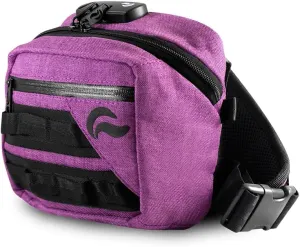 Kross Smell Proof Fanny Pack Hipster Bag w/ Combo Lock (Lavender)