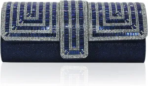 Labair Evening Bag and Clutches for Women Crystal Bag Sparkly Clutch Purse with Rhinestones Wedding Party formal Handbag.