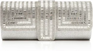 Labair Evening Bag and Clutches for Women Crystal Bag Sparkly Clutch Purse with Rhinestones Wedding Party formal Handbag.