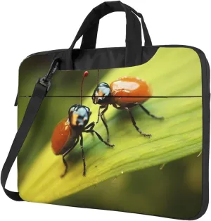 Laptop Bag 13-15.6 inch Laptop Shoulder Bag for Men Women Insects love Computer Bag Messenger Bag for Work