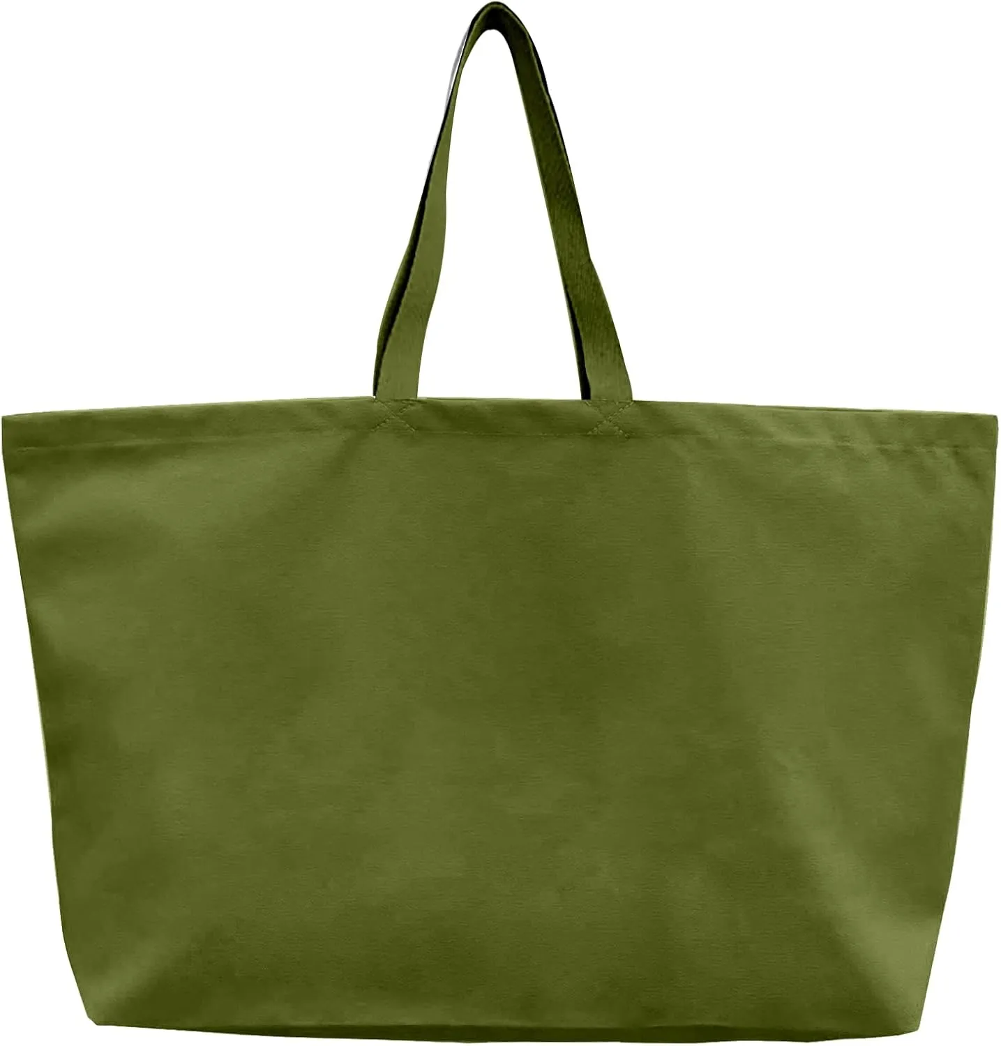 Large Canvas Tote Bag-Extra Big Shopping Beach Totes Bags Reusable Largest Grocery Plain Solid Bag 28"x8"x16"