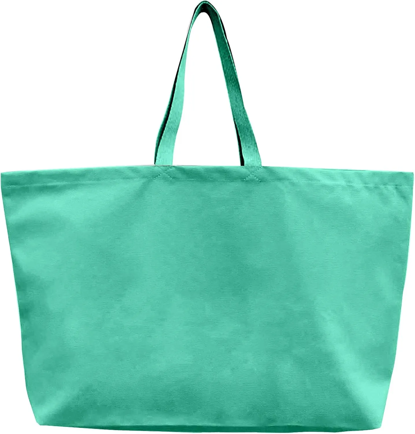 Large Canvas Tote Bag-Extra Big Shopping Beach Totes Bags Reusable Largest Grocery Plain Solid Bag 28"x8"x16"