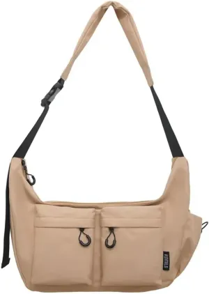 Large Capacity Messenger Canvas Bag, Vintage Water Resistant Canvas Satchel, Crossbody Bag with Pocket for Women and Men
