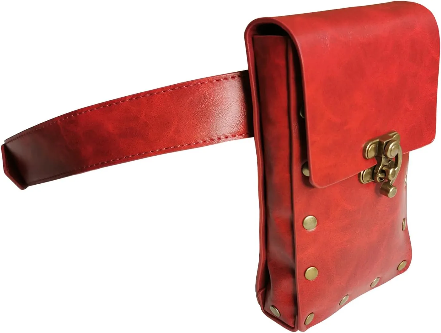 Larswon Renaissance Bag Medieval Belt Pouch Leather Belt Pouch Leg Phone Holder Festival Faire Accessories