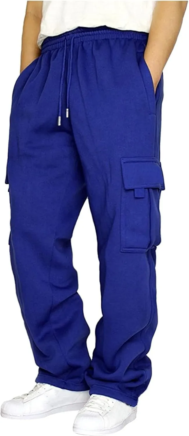 LCMTWX Men's Sweatpants Couple Dry Trousers Outdoor Men Quik Pants Men's Pants Stretch Waist Cargo Pants
