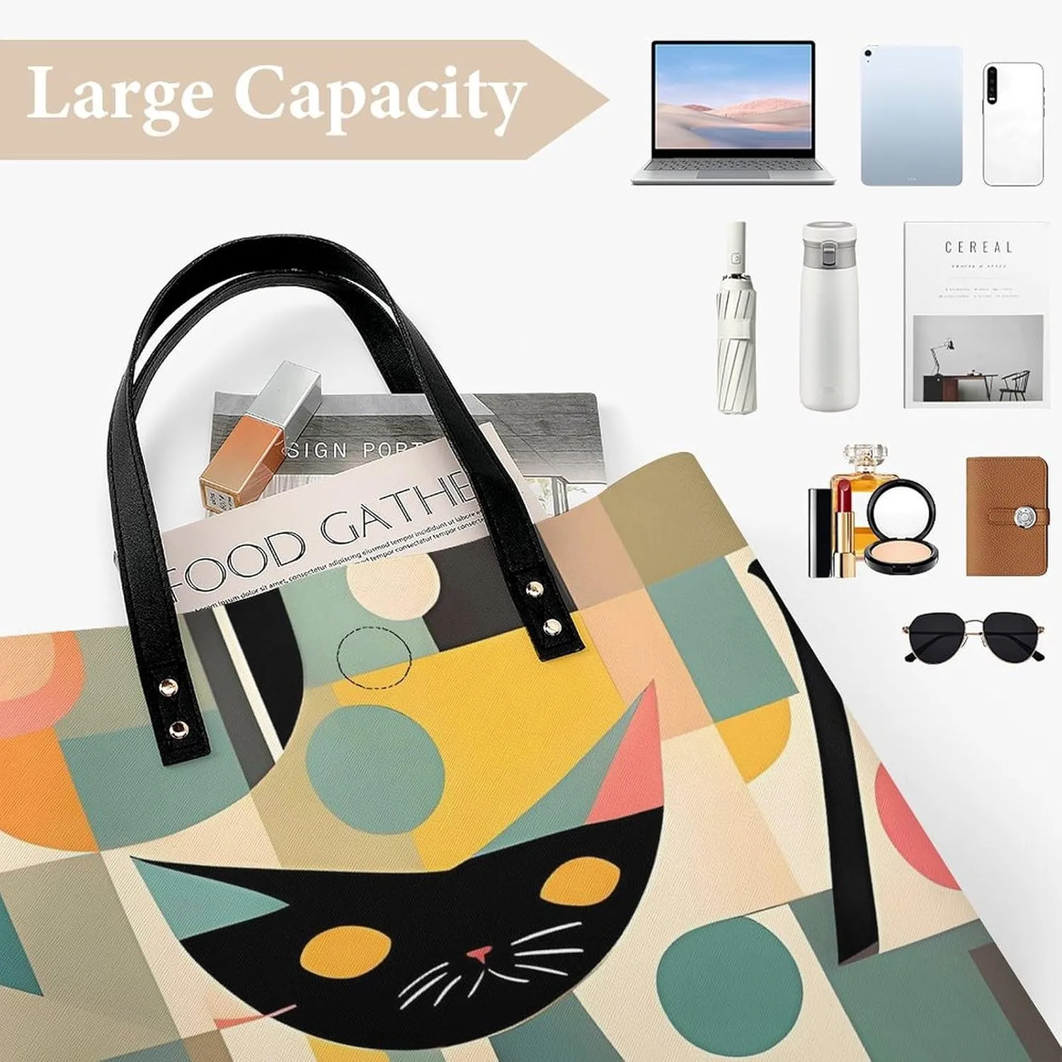 Leather Handbag for Women Tote Bag with Magnetic Buckle Japanese Spring Plum Floral Crossbody Bag Shoulder Bags