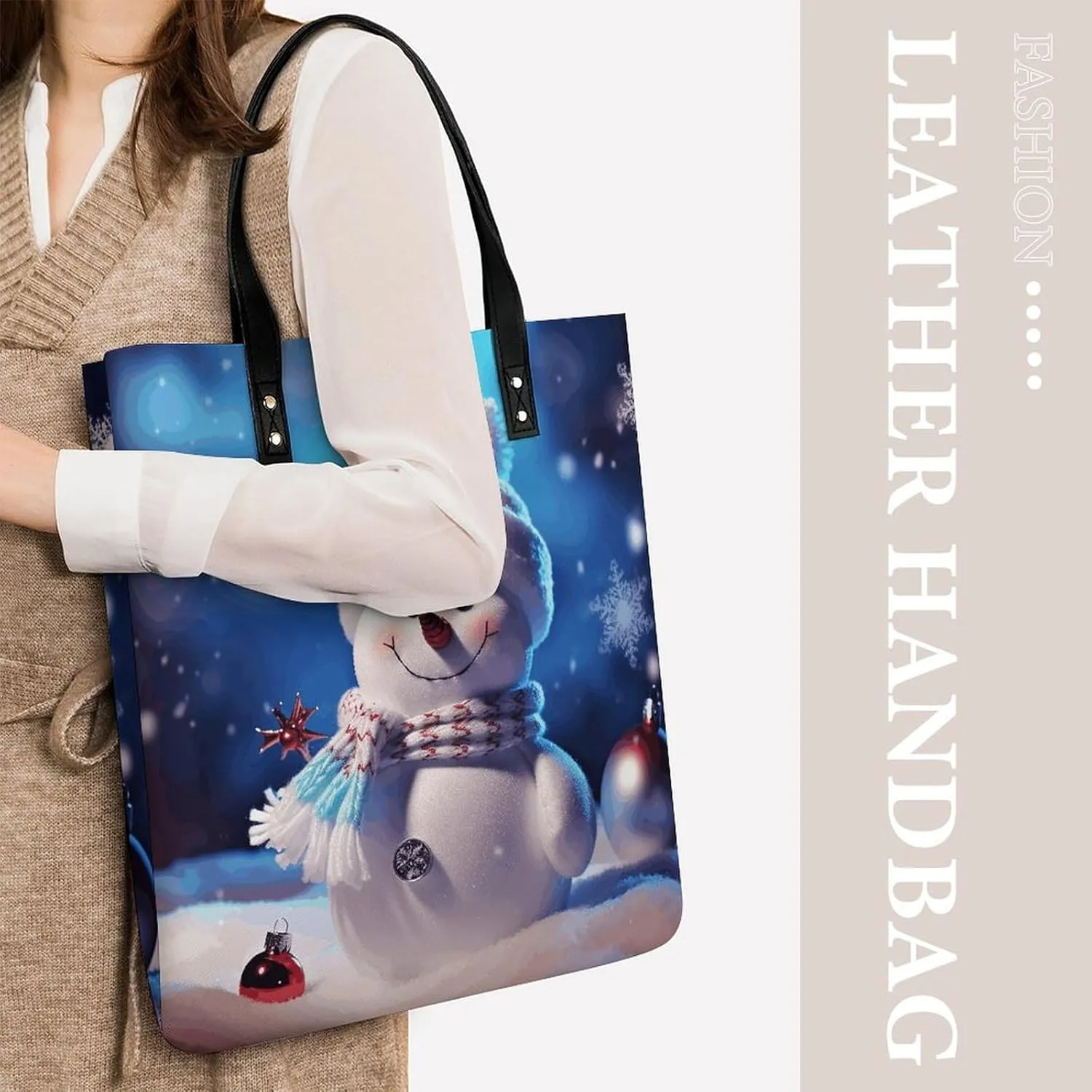 Leather Handbag for Women Tote Bag with Magnetic Buckle Japanese Spring Plum Floral Crossbody Bag Shoulder Bags