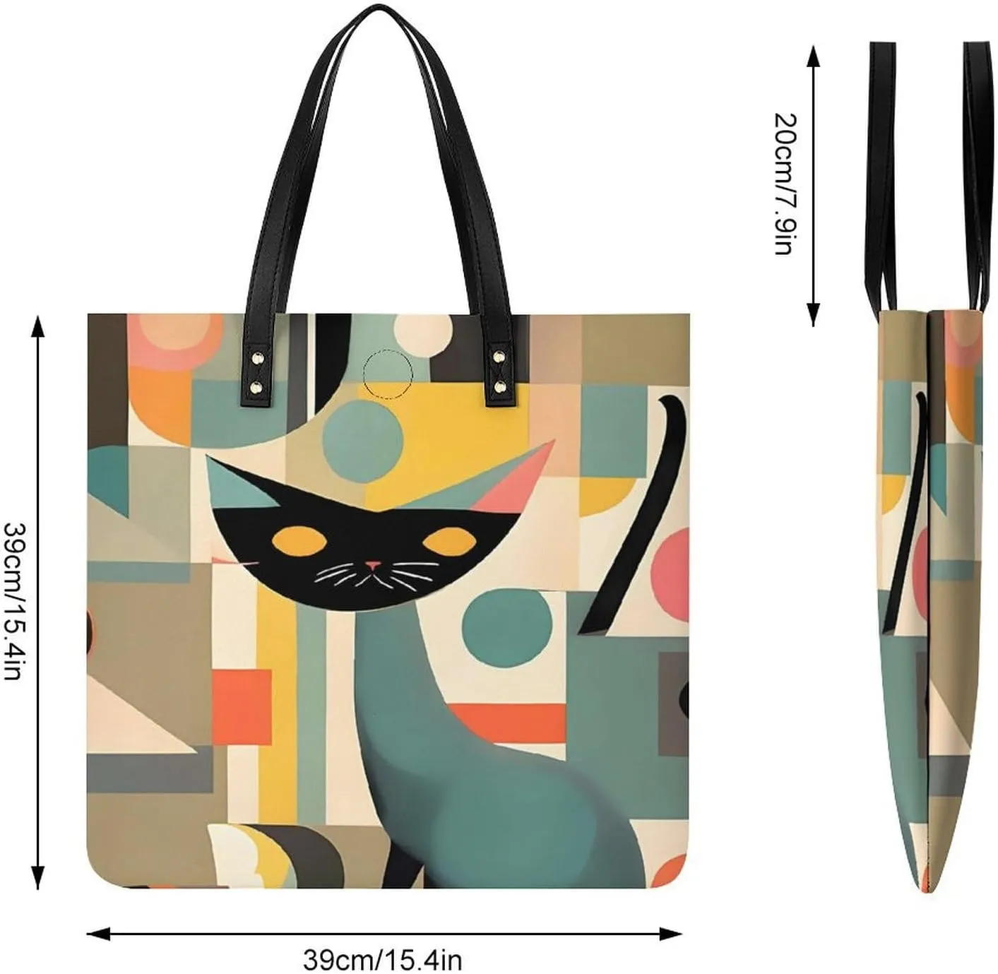 Leather Handbag for Women Tote Bag with Magnetic Buckle Japanese Spring Plum Floral Crossbody Bag Shoulder Bags