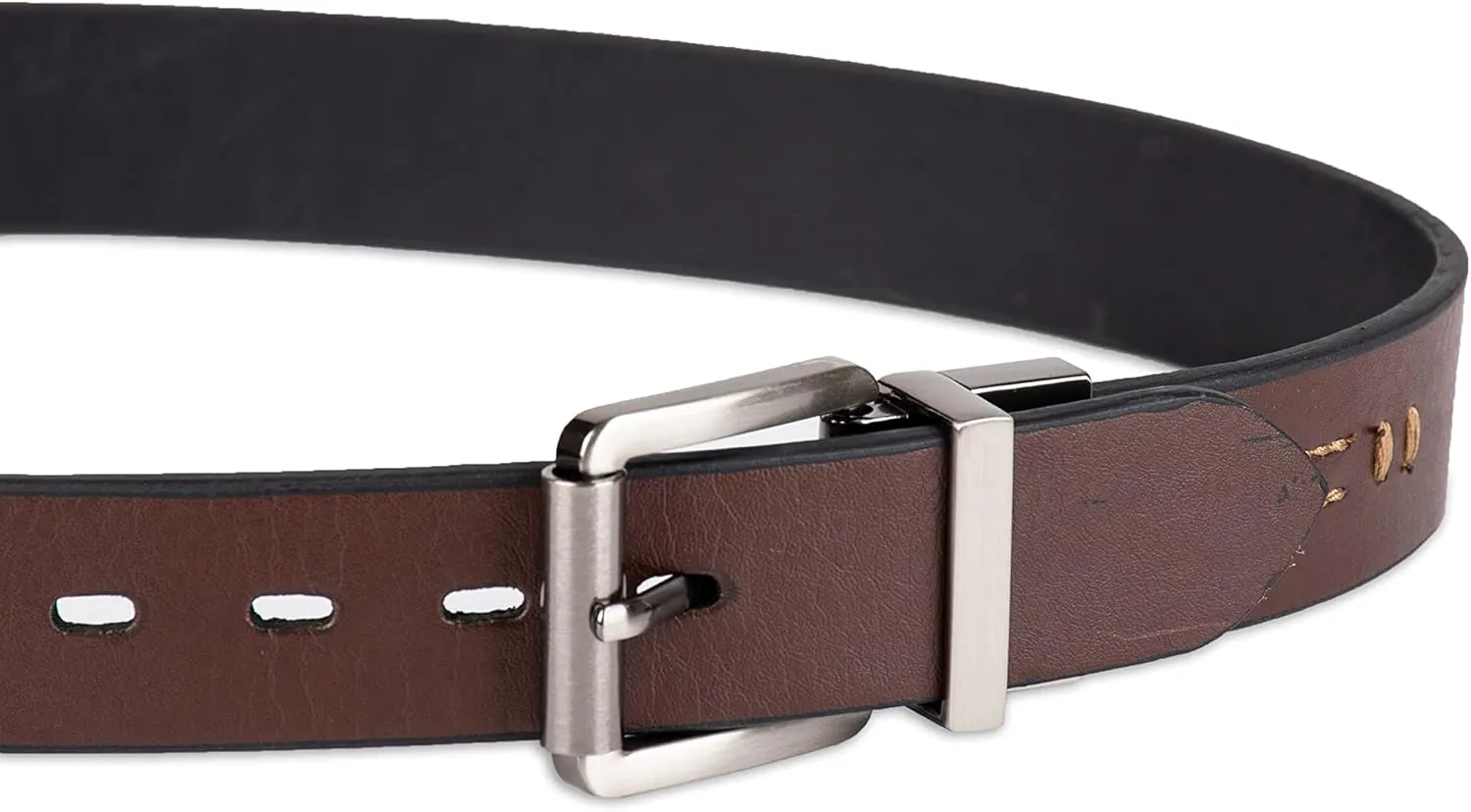 Levi's Big Kids Belt - School Friendly Casual Two-in-One Reversible Belt