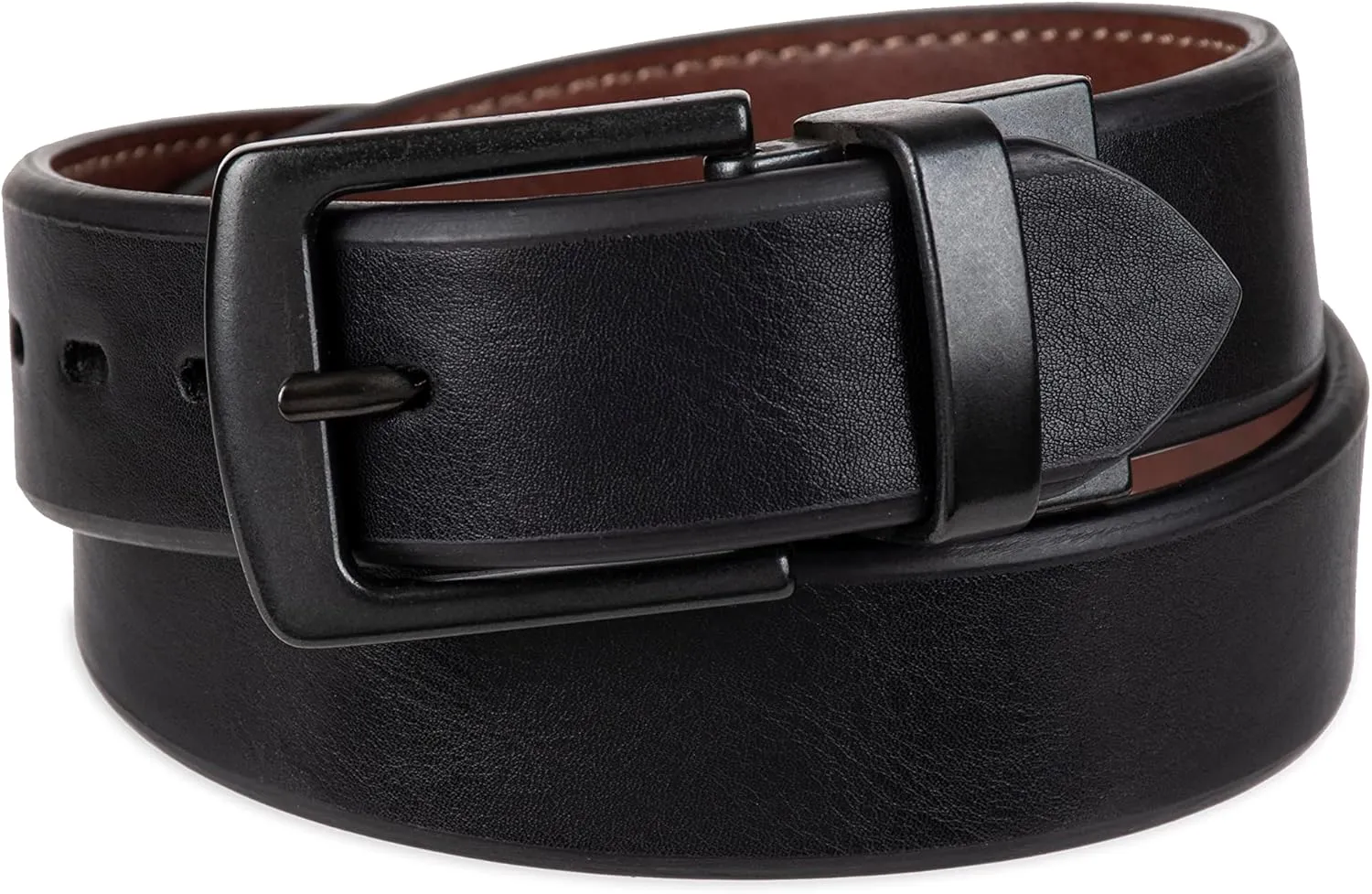 Levi's Big Kids Belt - School Friendly Casual Two-in-One Reversible Belt