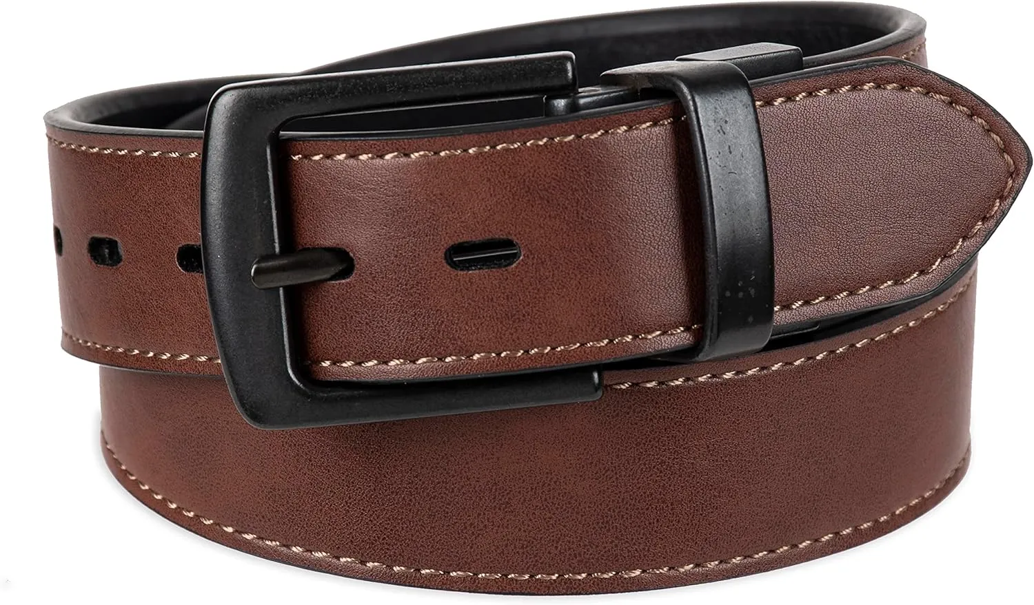 Levi's Big Kids Belt - School Friendly Casual Two-in-One Reversible Belt