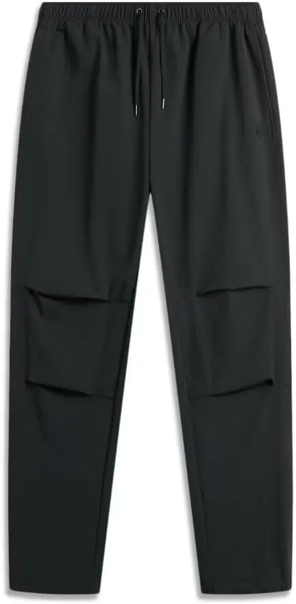 LI-NING BADFIVE Basketball Series Men Waterproof Loose Straight Sports Pants AYKU689