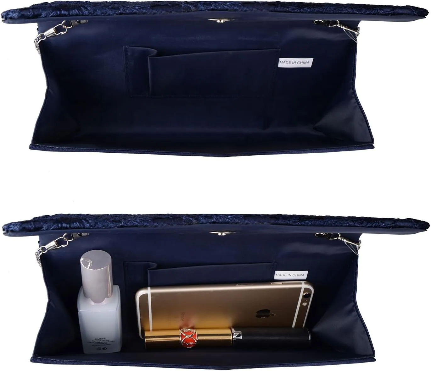LIFEWISH Women's Floral Lace Evening Purse Party Clutch Bags Bridal Wedding Purse Handbag