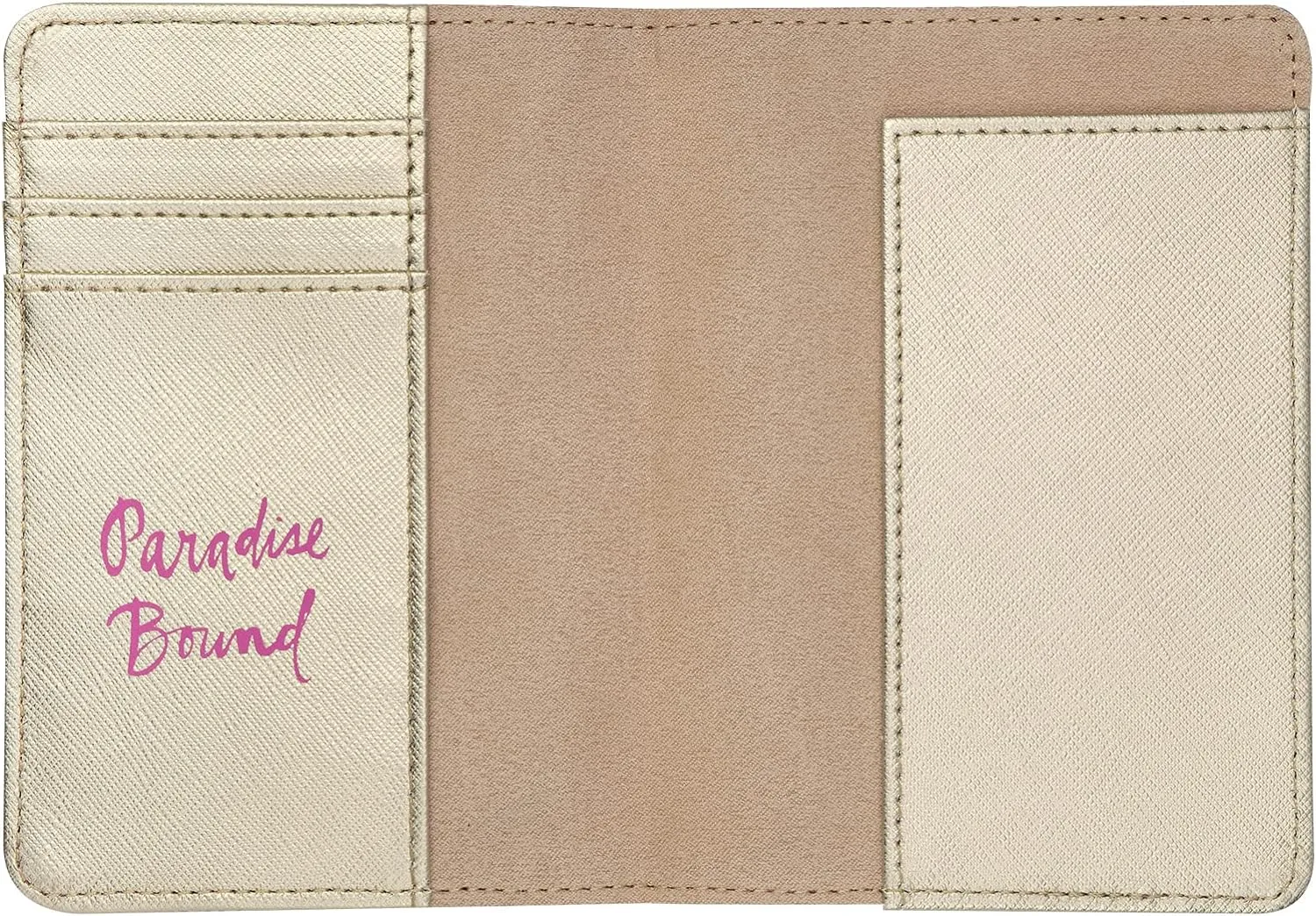 Lilly Pulitzer Vegan Leather Passport Holder, Cute Passport Cover, Travel Wallet with Credit Card Slots, Lil Earned Stripes