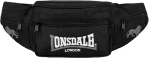 Lonsdale Belt Hip Bag Waist Pack Bumbag with Side Pockets Black