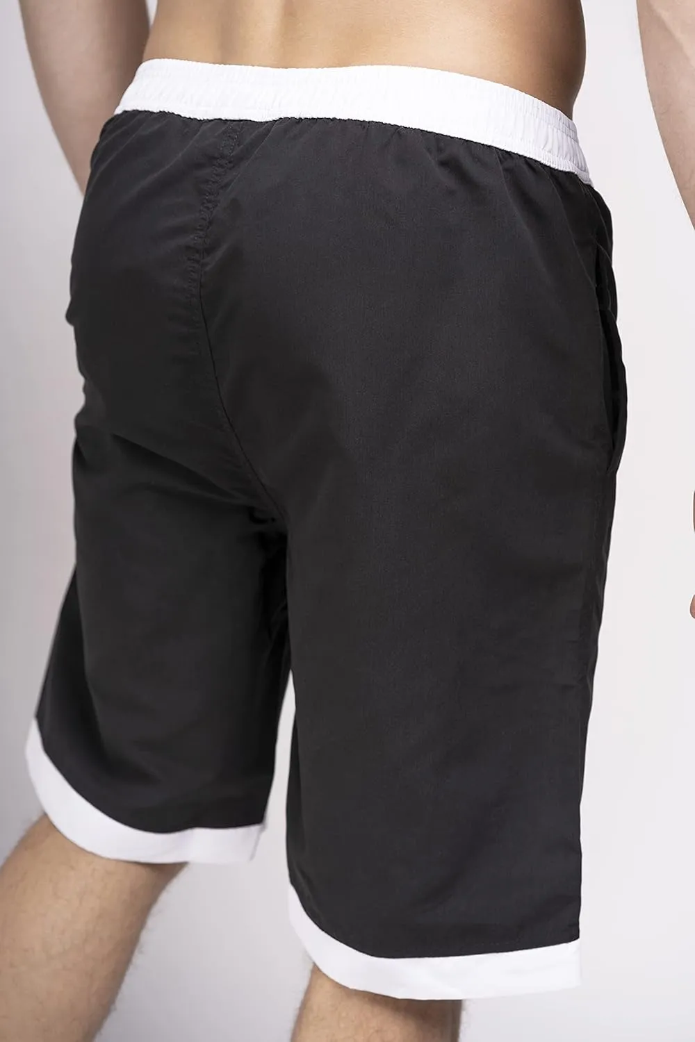 Lonsdale Men´s Black Logo Beach Shorts Surfing Board Swimming Pants Trunks