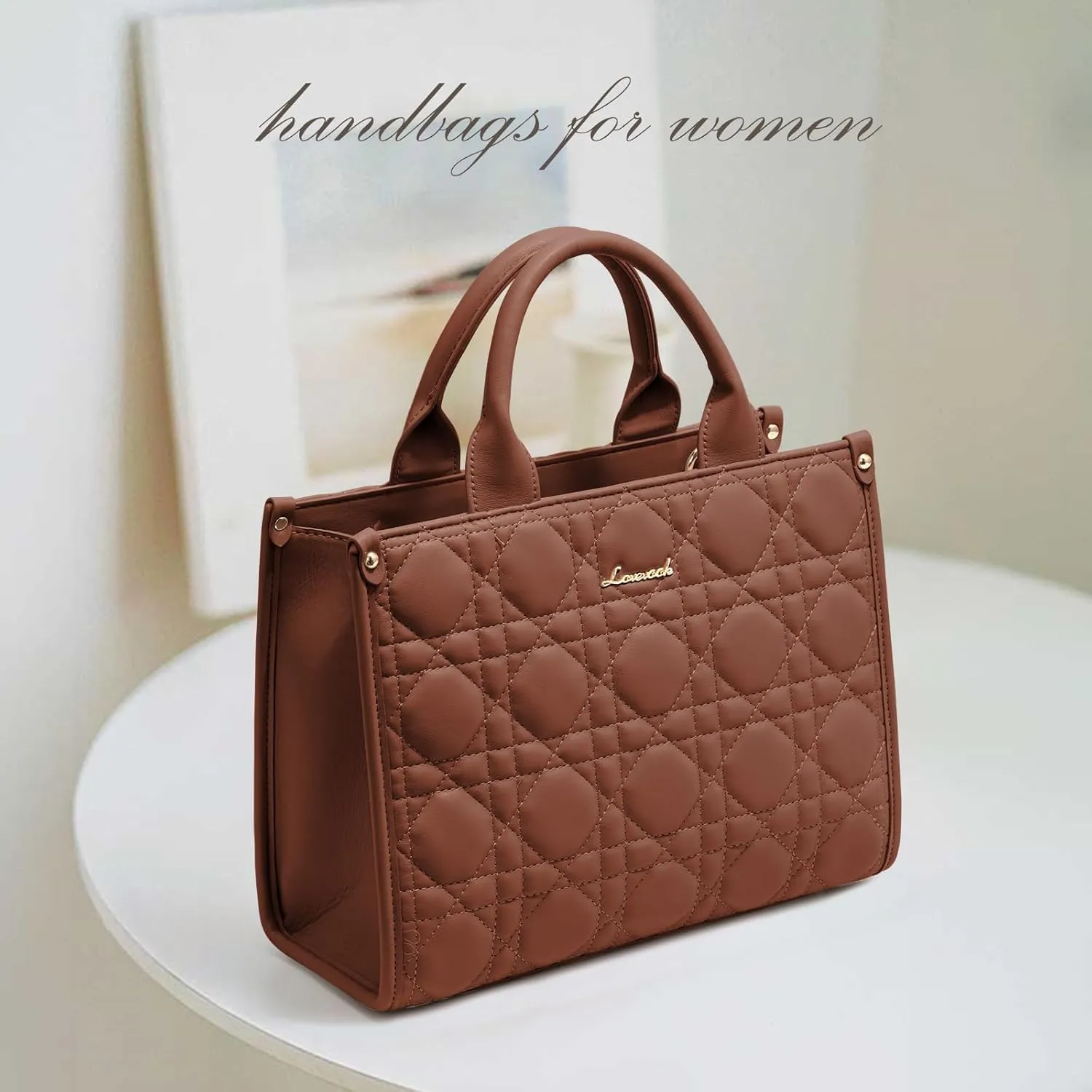 LOVEVOOK Purses and Handbags for Women, Handbags Shoulder Bags Black Purses and PU Leather Top Handles for Lady
