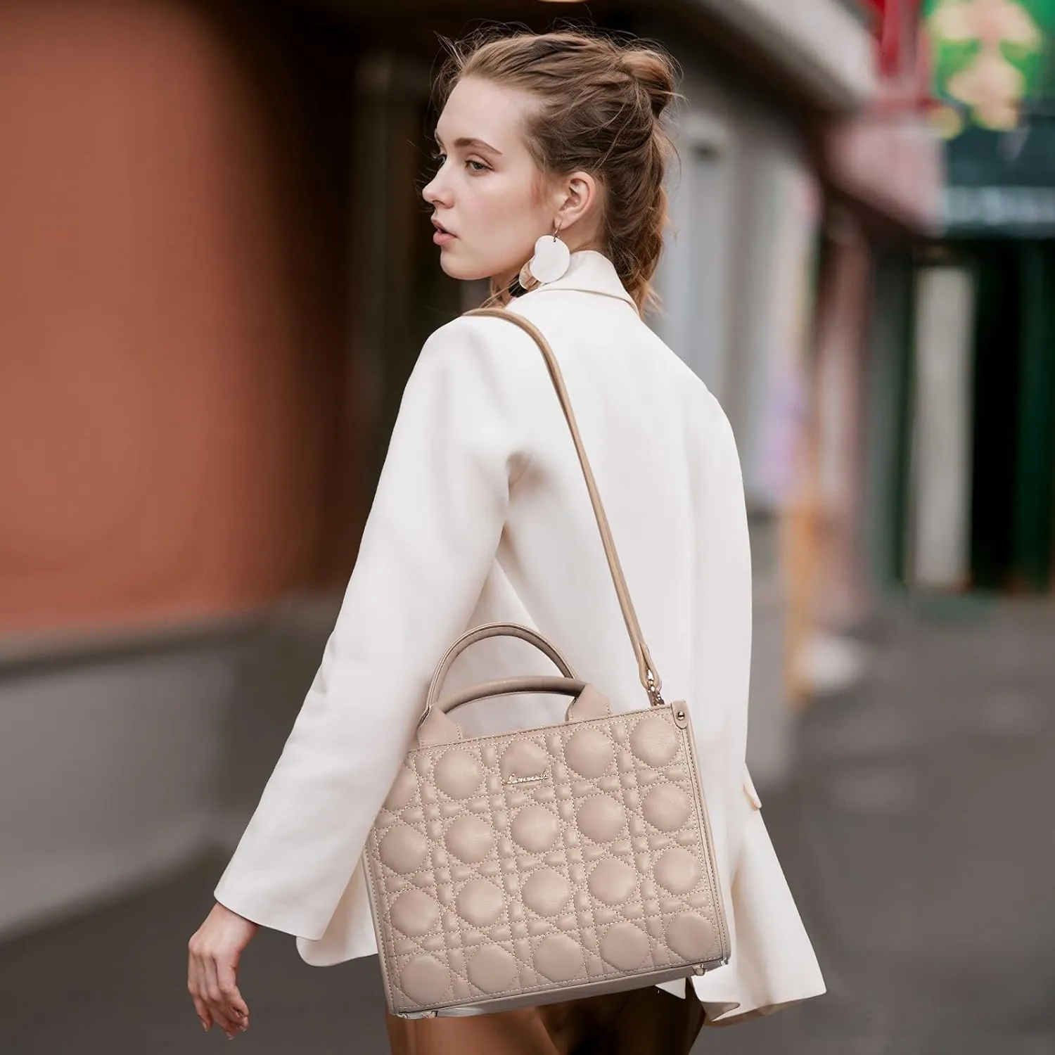 LOVEVOOK Purses and Handbags for Women, Handbags Shoulder Bags Black Purses and PU Leather Top Handles for Lady