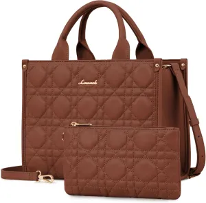 LOVEVOOK Purses and Handbags for Women, Handbags Shoulder Bags Black Purses and PU Leather Top Handles for Lady