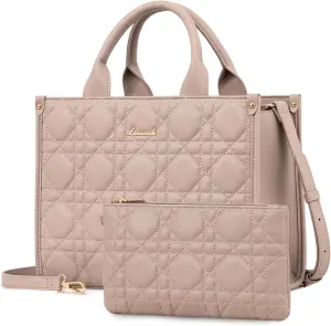LOVEVOOK Purses and Handbags for Women, Handbags Shoulder Bags Black Purses and PU Leather Top Handles for Lady