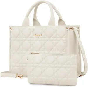 LOVEVOOK Purses and Handbags for Women, Handbags Shoulder Bags Black Purses and PU Leather Top Handles for Lady