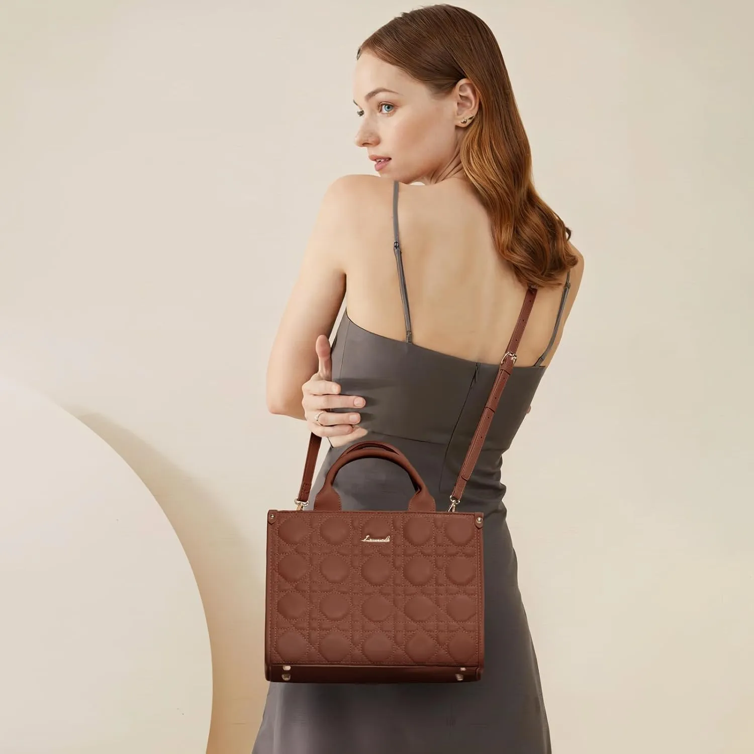 LOVEVOOK Purses and Handbags for Women, Handbags Shoulder Bags Black Purses and PU Leather Top Handles for Lady