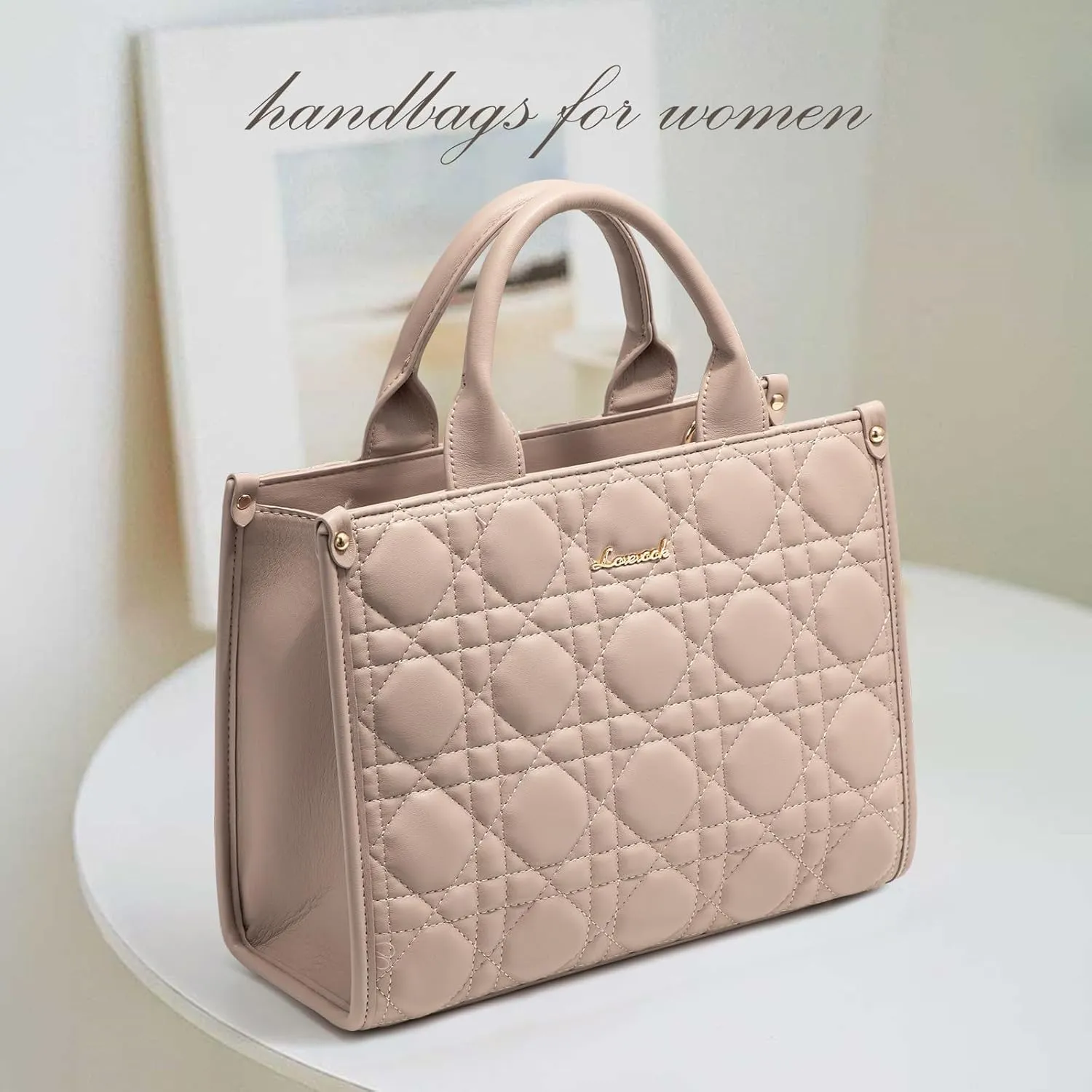 LOVEVOOK Purses and Handbags for Women, Handbags Shoulder Bags Black Purses and PU Leather Top Handles for Lady