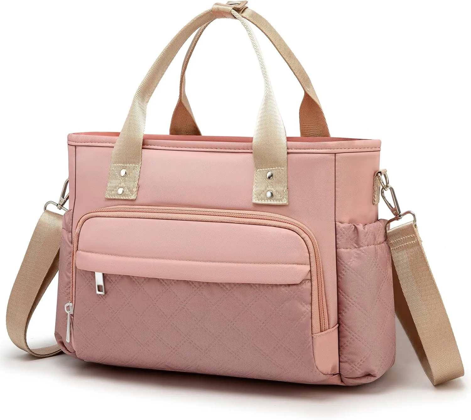 Lunch Bag for Women Work with Side Pockets & Removable Shoulder Strap - Reusable Thermal Insulated Lunch Box Cooler Bag, Leakproof Lunch Tote Bag for Women's Adult Men