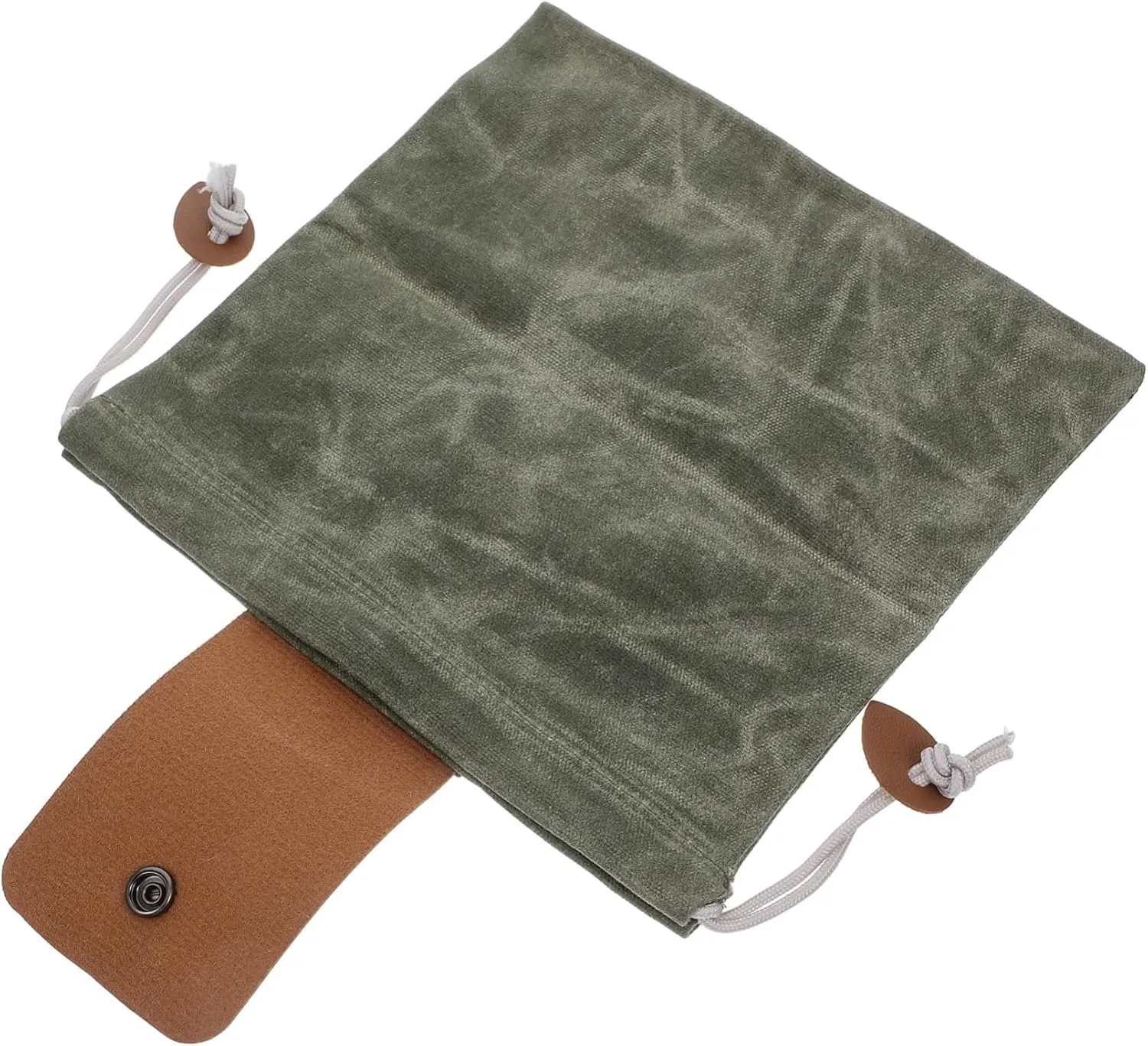 Luxshiny Fruit Picking Pouch Storage Canvas Foraging Bag for Mushroom Hunting Camping Outdoor Use