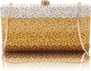 Luxury Crystal Clutch Purses for women Rhinestone Bride Wedding Party Evening Bag AB Stone Box Handbag for Prom Birthday