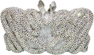 Luxury Snake Design Crystal Clutch Women Animals Rhinestone Evening Bags Bridal Wedding Party Purses and Handbags