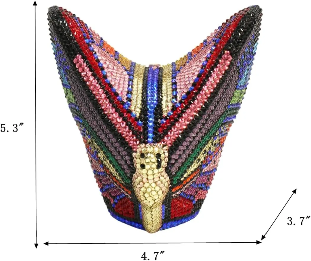 Luxury Women Butterfly Rhinestone Clutch Purse Ladies Crystal Evening Bag Diamonds Bridal Purse Cocktail Prom Handbag