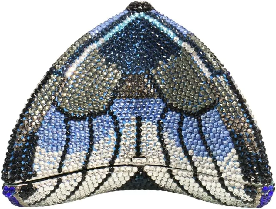 Luxury Women Butterfly Rhinestone Clutch Purse Ladies Crystal Evening Bag Diamonds Bridal Purse Cocktail Prom Handbag