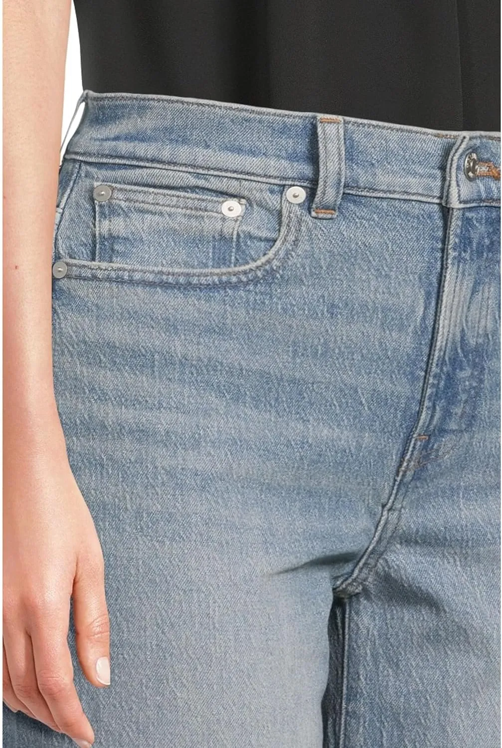 Madewell Women's Perfect Vintage Wide Light Crop Donora Wash