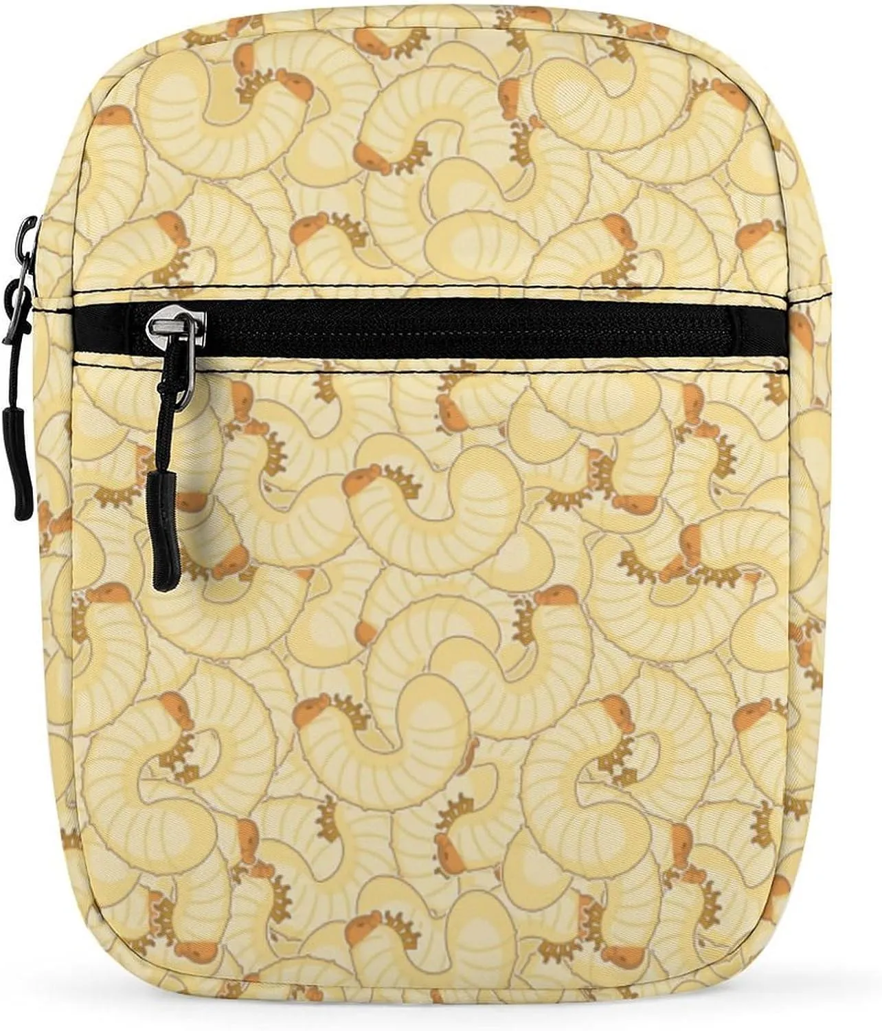 Maggot Beetle Larva Mini Crossbody Bag Anti-Theft Side Shoulder Bags Messenger Bag Unisex