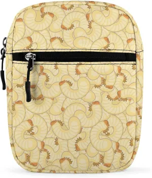 Maggot Beetle Larva Mini Crossbody Bag Anti-Theft Side Shoulder Bags Messenger Bag Unisex