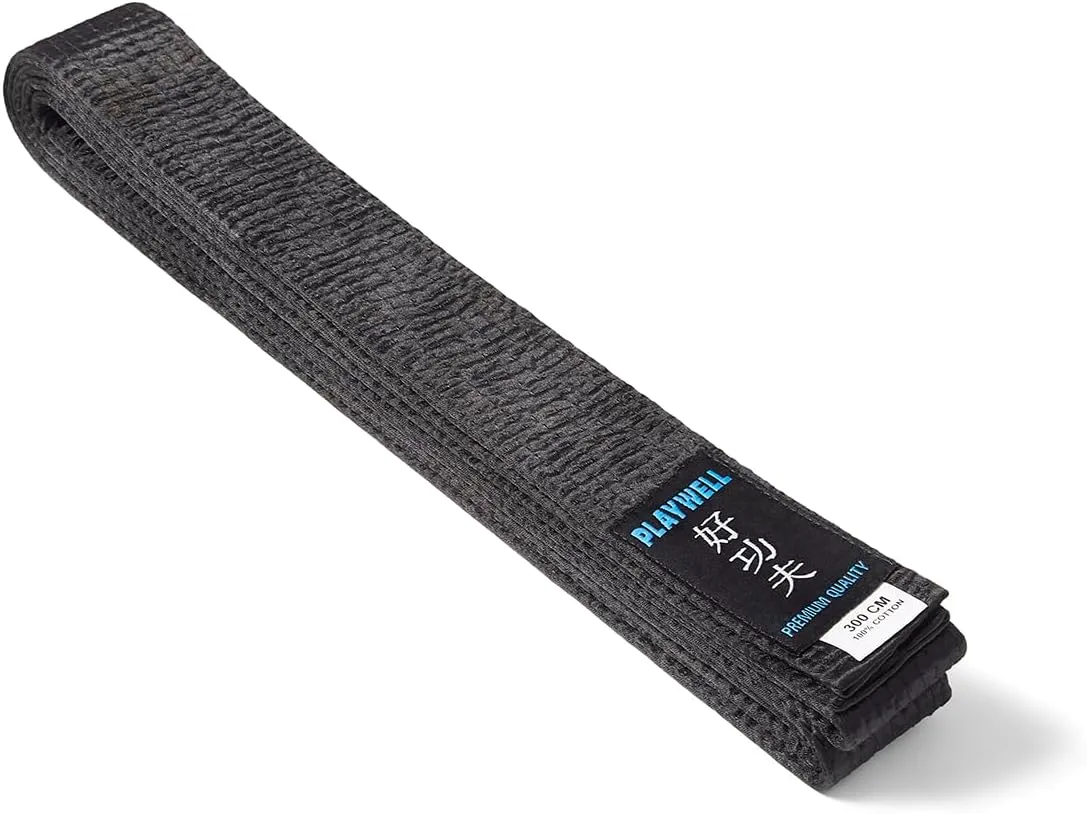Martial Arts Black Instructors Standard Quality Satin Belt 1.75" Wide - NEW
